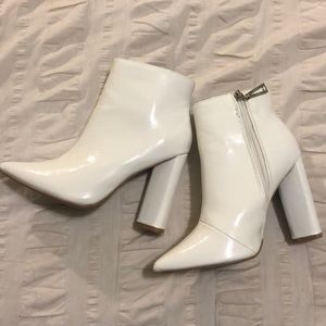 White booties